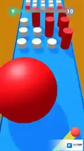 颜色冲撞球球3D关卡