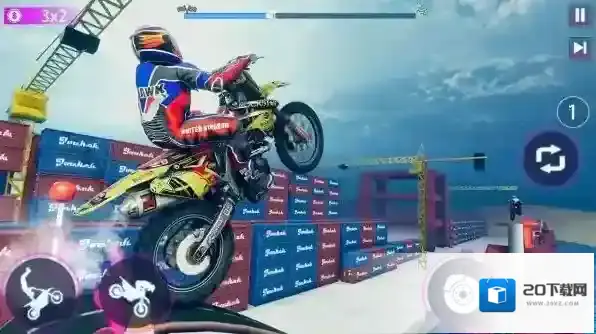 真正摩托车特技赛道