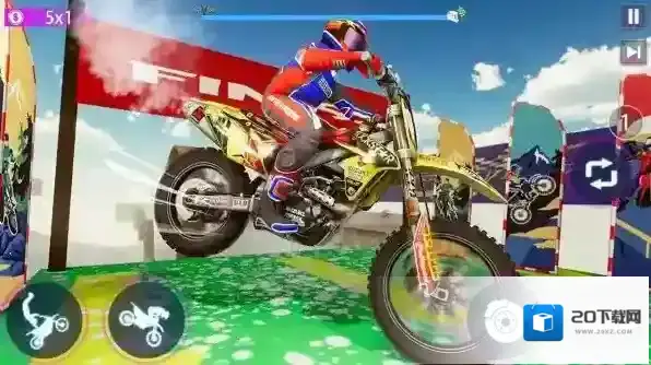 真正摩托车特技特技