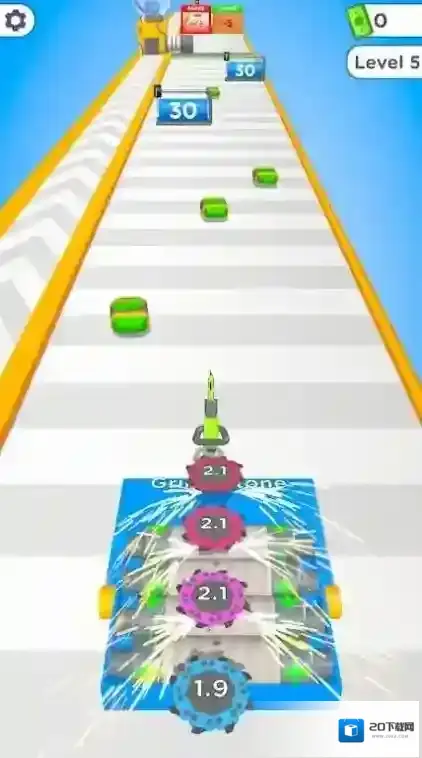 切割冲刺跑物件